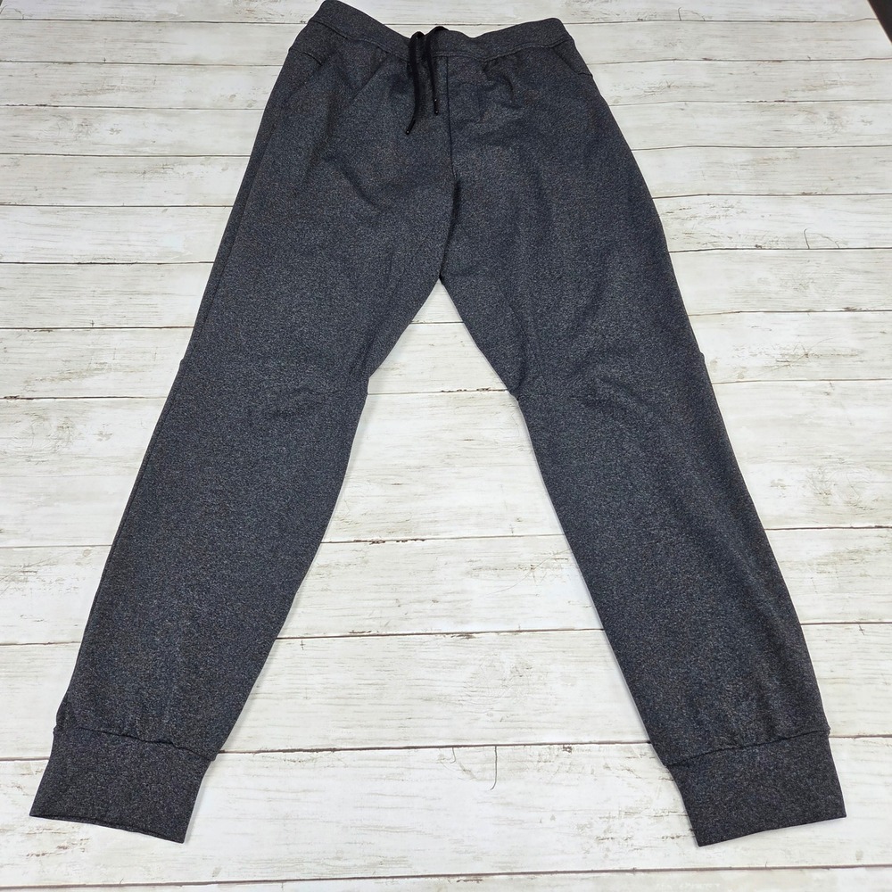 Lululemon Intent Jogger Pants Mens Small Charcoal Grey Heathered Tapered